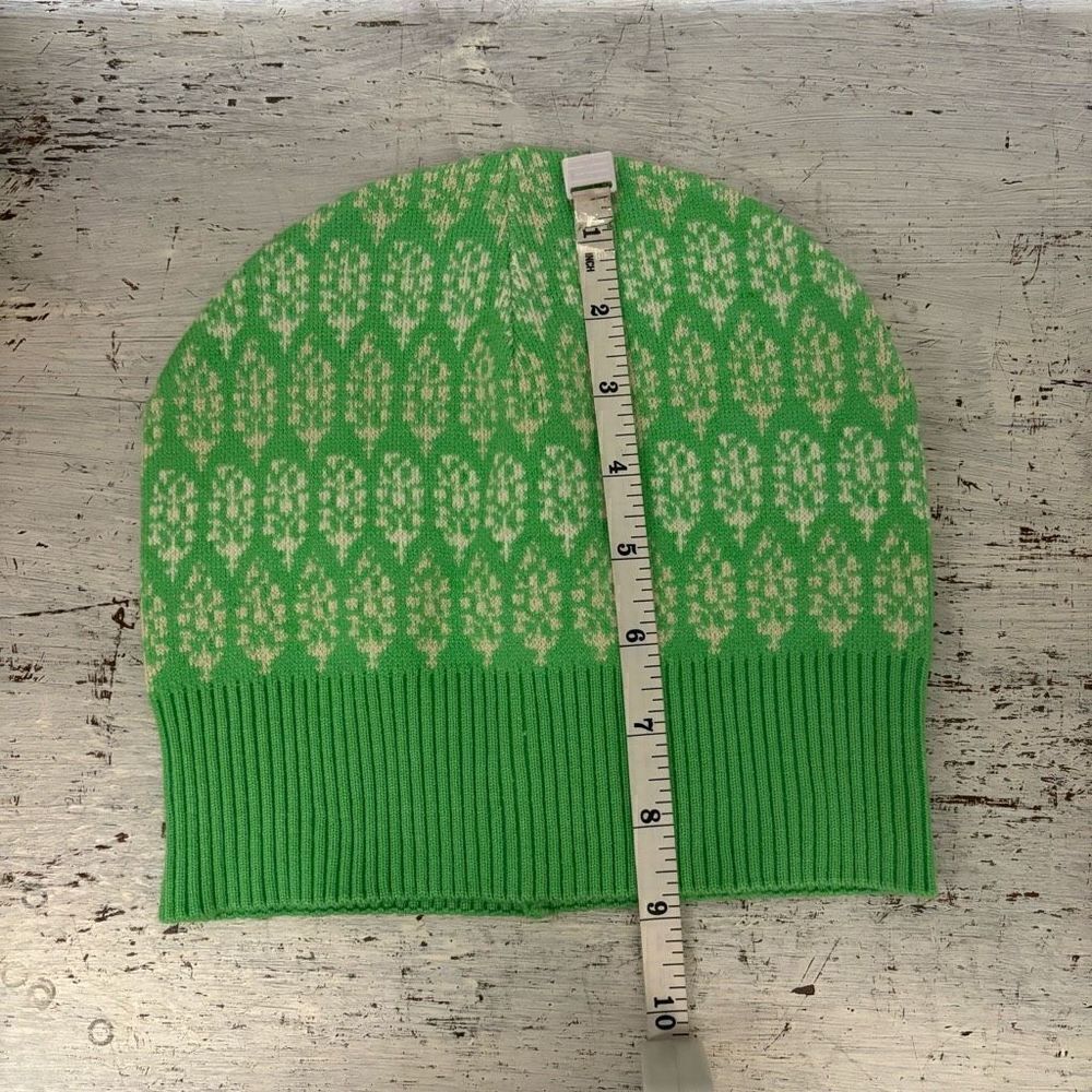 Free people beanie green cream new - Picture 6 of 7